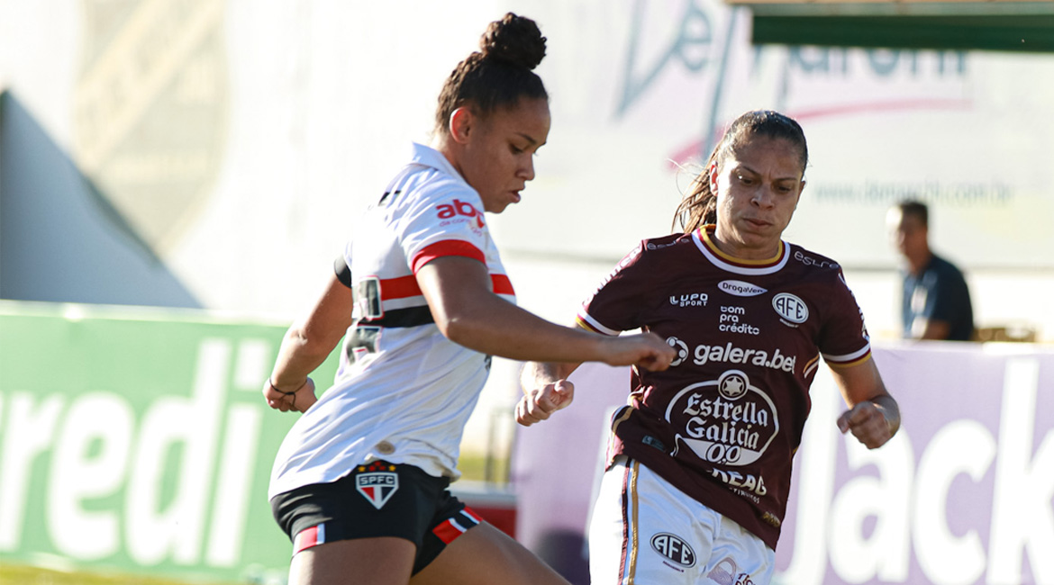 GUERREIRAS GRENÁS LUTAM, MAS SÃO SUPERADAS PELO SÃO PAULO NO PAULISTÃO FEMININO