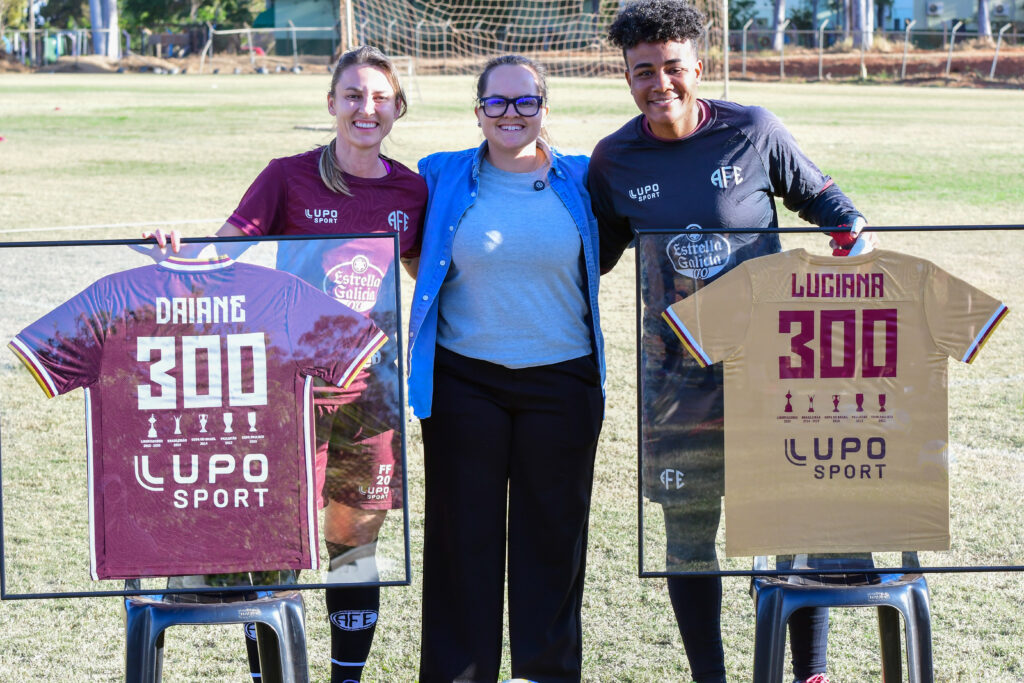 Luciana e Daiane alcançam a marca de 300 jogos com a camisa da Ferroviária